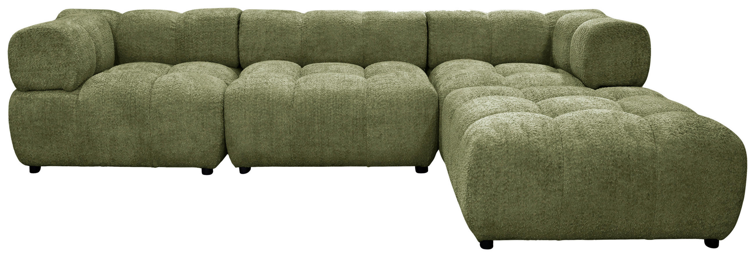 Mid.you Ecksofa Zak Grün 280x186 cm