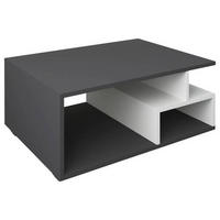 SOFFBORD i trämaterial  - vit/svart, Modern, trämaterial/plast (80/40/50cm) - MID.YOU