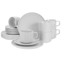 KAFFEESERVICE Weiß 18-teilig  - Weiß, Basics, Keramik - Creatable