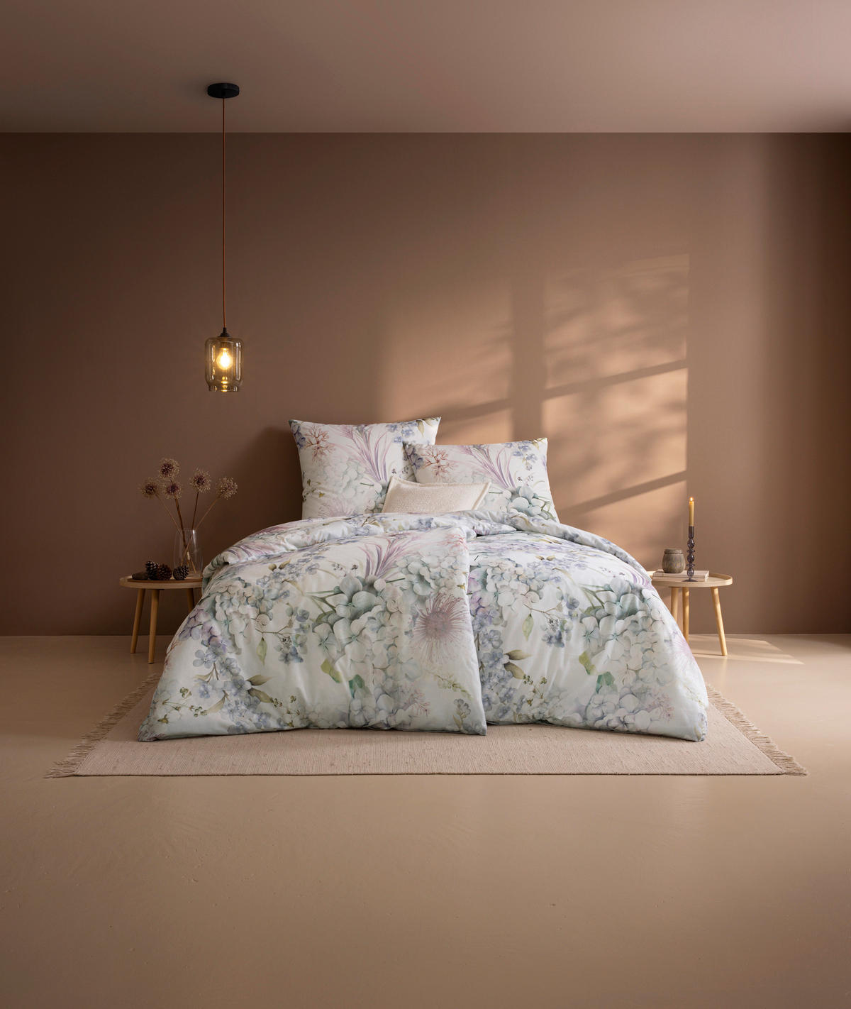 BETTWÄSCHE 2-teilig Impulse Flanell 135/200 cm  - Silberfarben, Design, Textil (135/200cm) - Estella