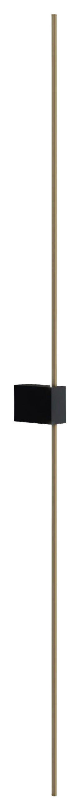 STENSKA SVETILKA   12 W 1050 lm 3000 K 230 V  - zlate barve/črna, Basics, kovina (7/3/104,9cm) - MAYTONI