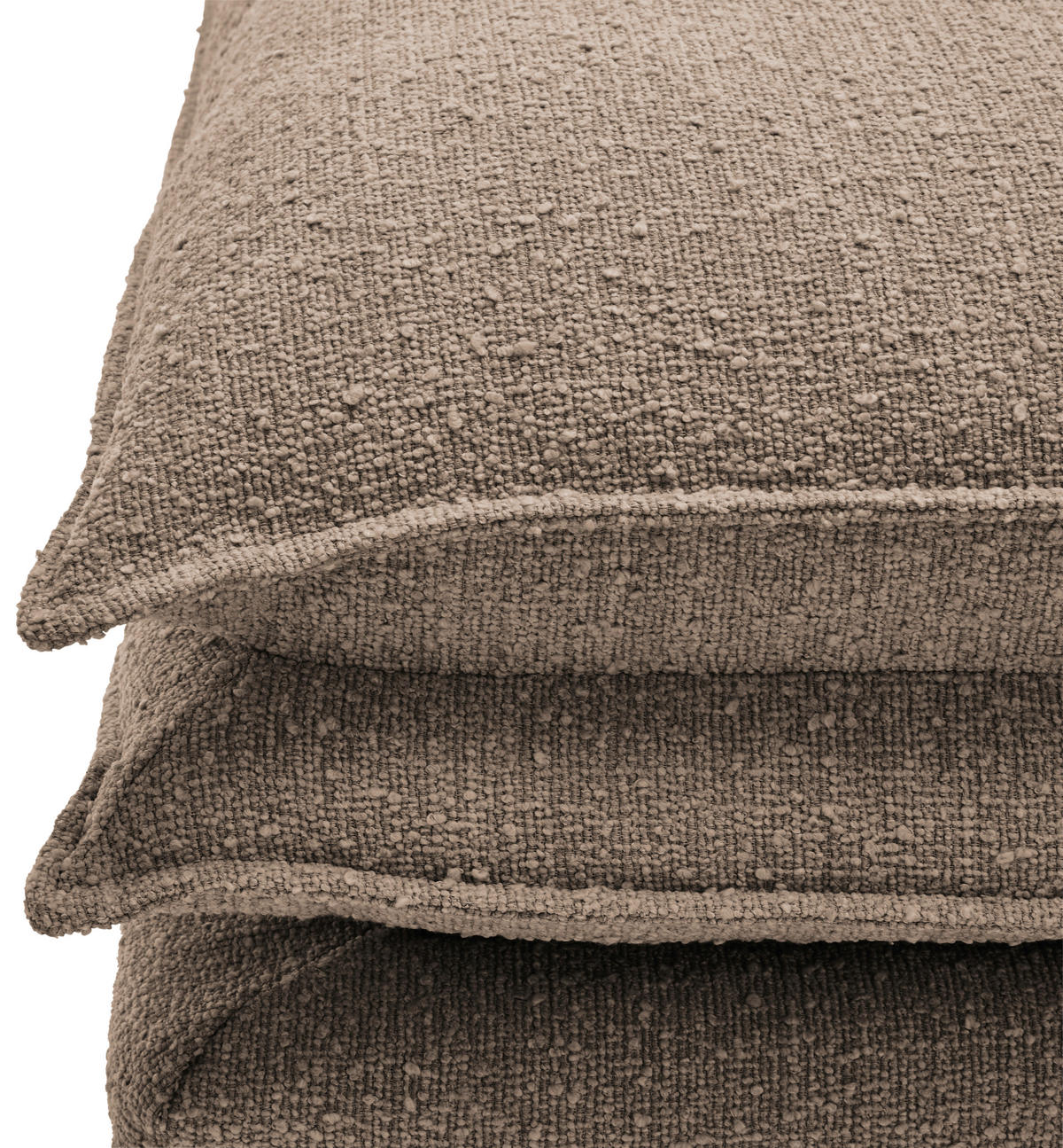 HOCKER in Textil Braun  - Schwarz/Braun, Trend, Kunststoff/Textil (90/46/105cm) - Livetastic