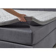 BOXSPRINGBETT 240/200 cm  in Grau  - Chromfarben/Grau, KONVENTIONELL, Holz/Holzwerkstoff (240/200cm) - Carryhome