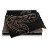 WOHNDECKE JOOP! HW 2025/26 150/200 cm  - Taupe/Schwarz, Design, Textil (150/200cm) - Joop!