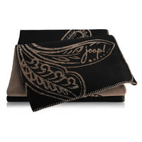 WOHNDECKE JOOP! HW 2025/26 150/200 cm  - Taupe/Schwarz, Design, Textil (150/200cm) - Joop!