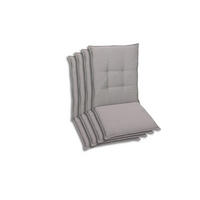 SESSELAUFLAGENSET meliert  - Grau, Basics, Textil (50/7/108cm)