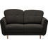 ZWEISITZER-SOFA Dunkelbraun - Dunkelbraun, Design, Holz/Textil (154/90/93cm) - Hom`in ZWEISITZER-SOFA Dunkelbraun - Dunkelbraun, Design, Holz/Textil (154/90/93cm) - Hom`in