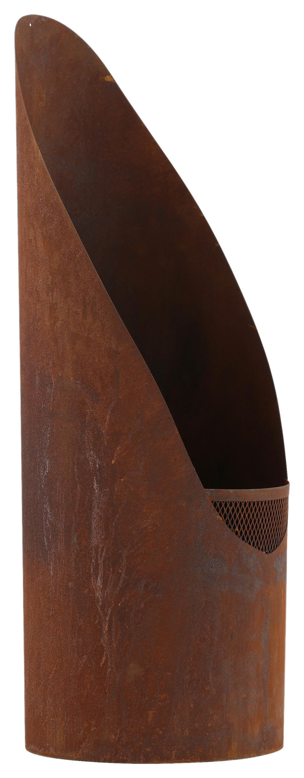 FEUERKORB  - Dunkelorange, KONVENTIONELL, Metall (37/100/37cm) - Gardenson