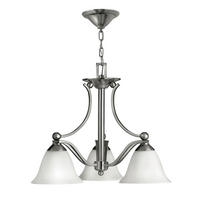 KRONLEUCHTER 57.2/58 cm    - Nickelfarben, Basics, Glas/Metall (57.2/58cm) - Elstead Lighting