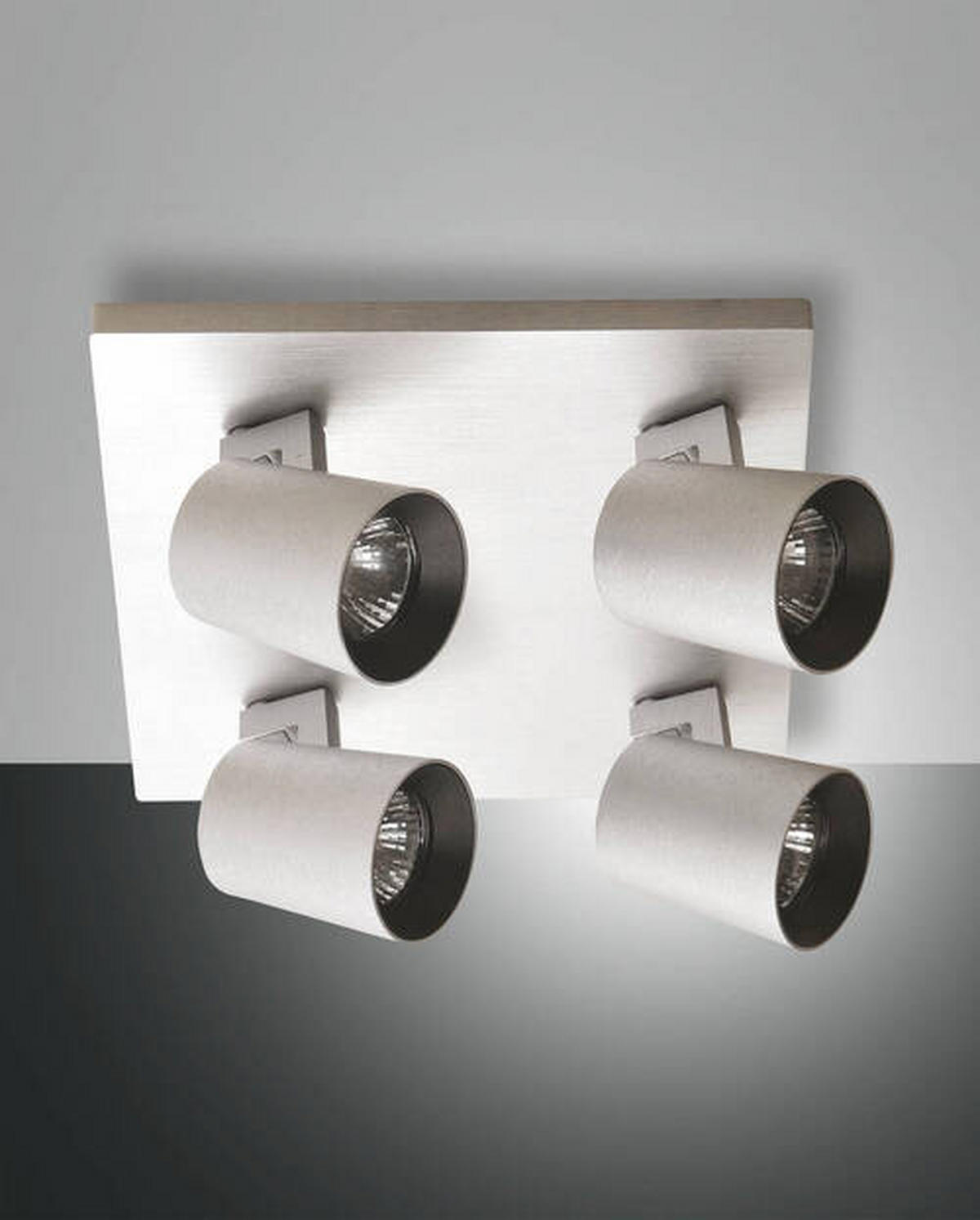 STRAHLER Modo 24/24/11 cm   - Alufarben, Basics, Metall (24/24/11cm) - Fabas Luce