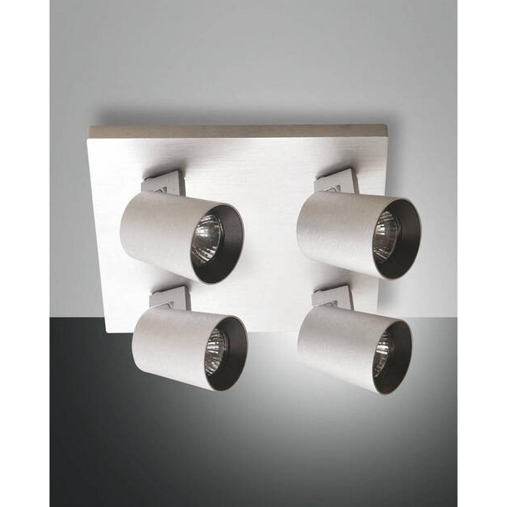 Thumbnail - Fabas Luce Strahler Modo, Alu, Metall, 24x11x24 cm, ISO 9001, drehbar, schwenkbar, Lampen & Leuchten, Innenbeleuchtung, ...