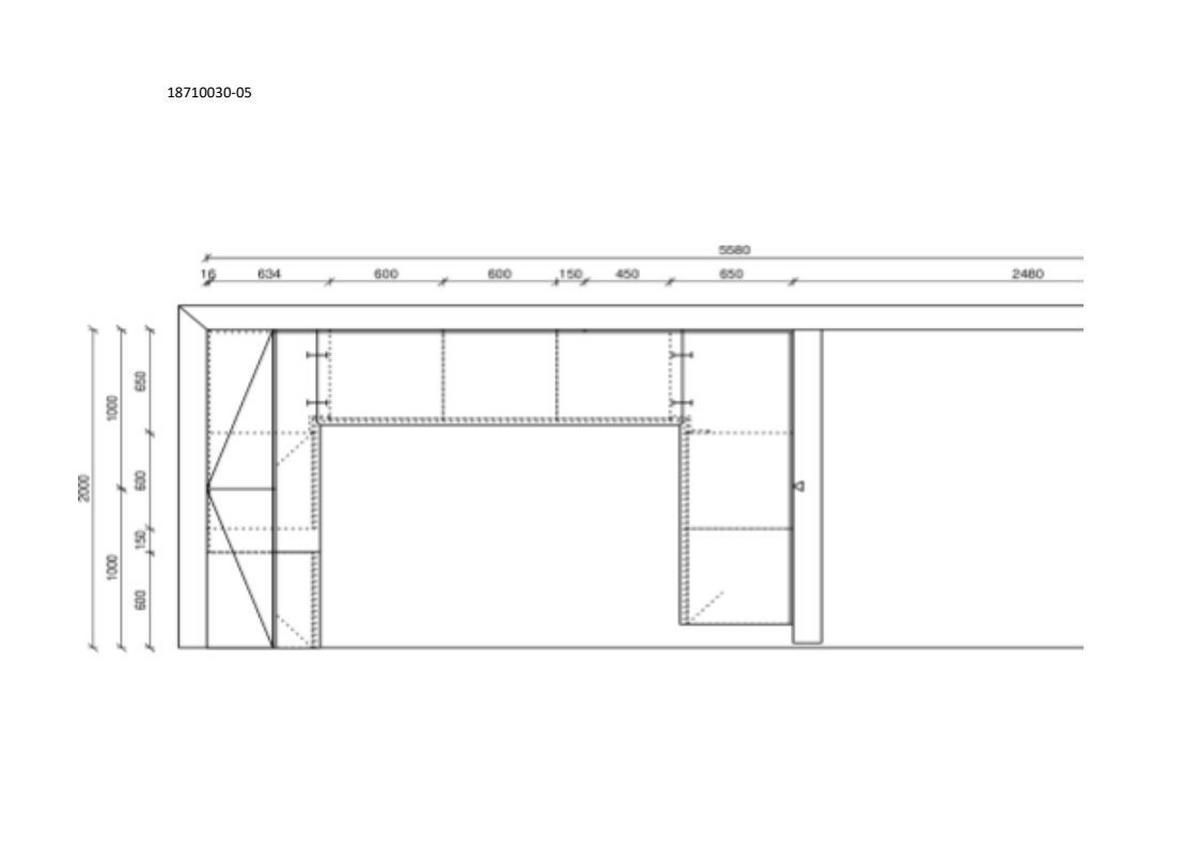 KÜCHENLEERBLOCK   in Braun, Weiß  - Schwarz/Weiß, Basics, Holzwerkstoff/Metall (200/310/185cm) - Welnova