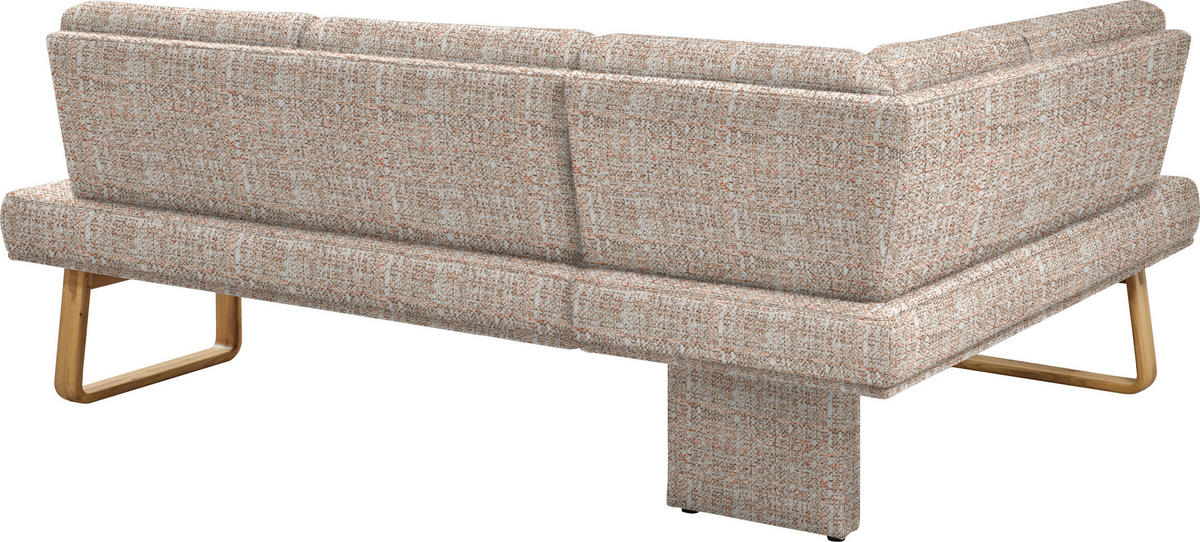 ECKBANK 174/240 cm  in Orange, Eichefarben  - Eichefarben/Orange, Design, Holz/Textil (174/240cm) - Dieter Knoll