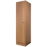 GESCHIRRSCHRANK 50/200/57 cm  in Buchefarben  - Edelstahlfarben/Buchefarben, MODERN, Holzwerkstoff/Kunststoff (50/200/57cm) - FlexWell