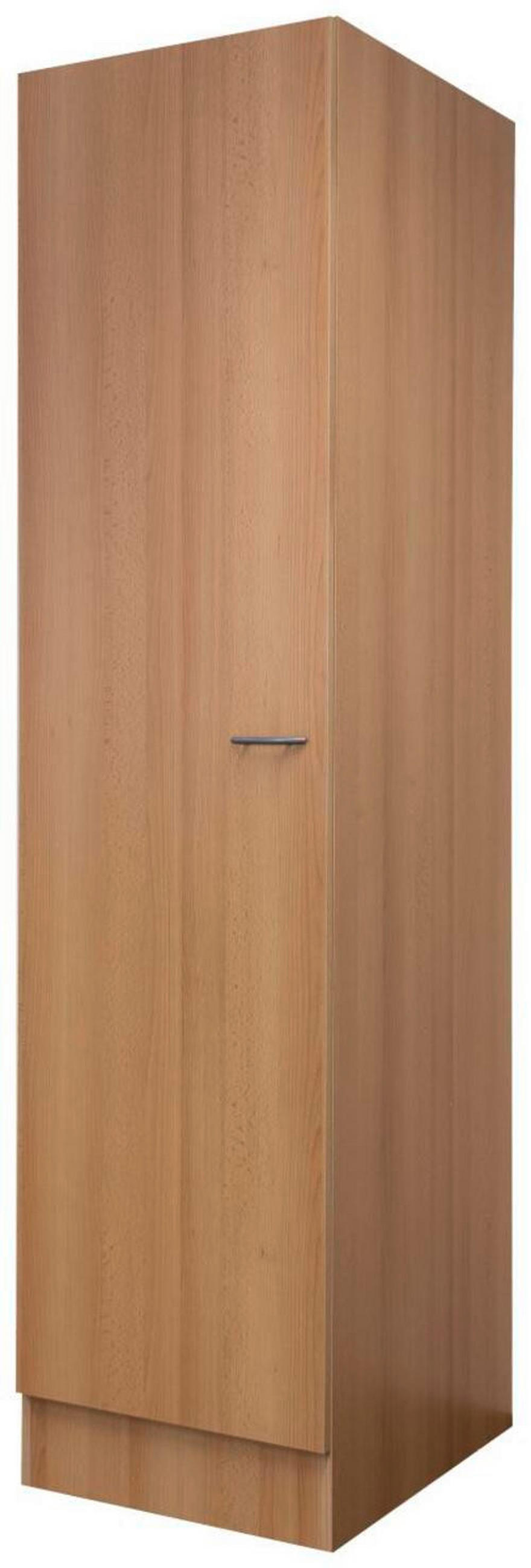 GESCHIRRSCHRANK 50/200/57 cm  in Buchefarben  - Edelstahlfarben/Buchefarben, MODERN, Holzwerkstoff/Kunststoff (50/200/57cm) - FlexWell