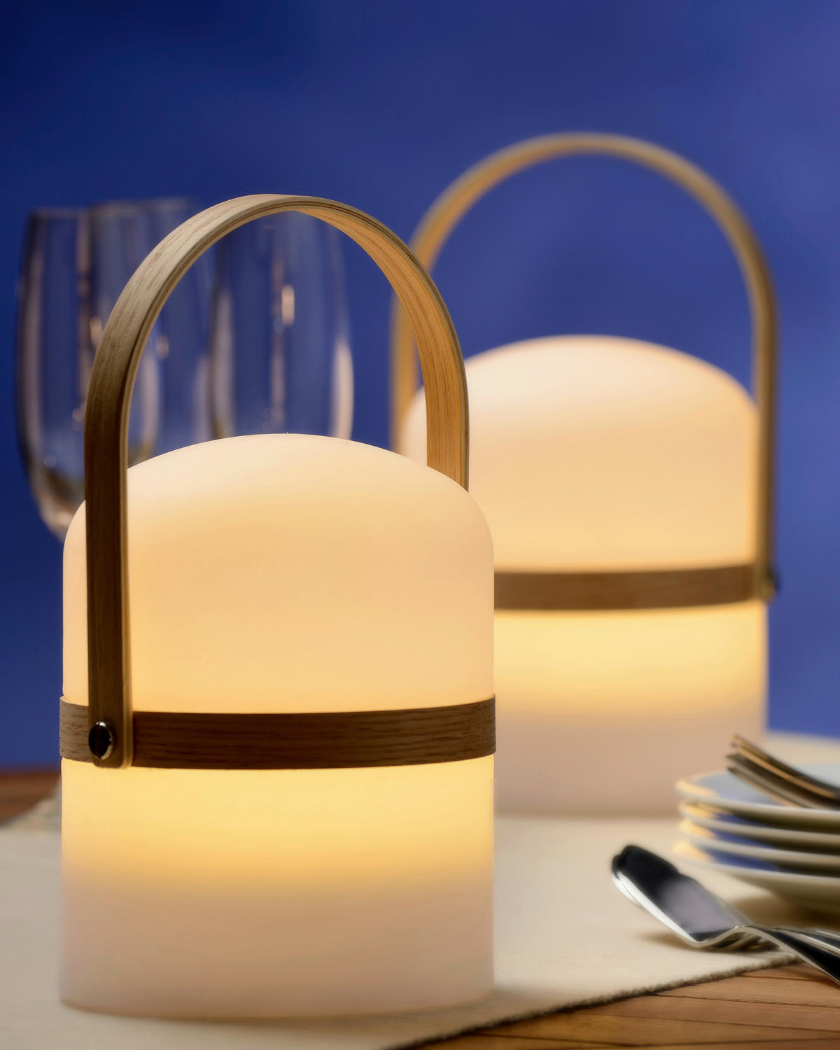 LED-AUßENLEUCHTE JOE 14.5/26.5 cm   - Hellbraun/Weiß, Basics, Holz/Kunststoff (14.5/26.5cm) - Lucide