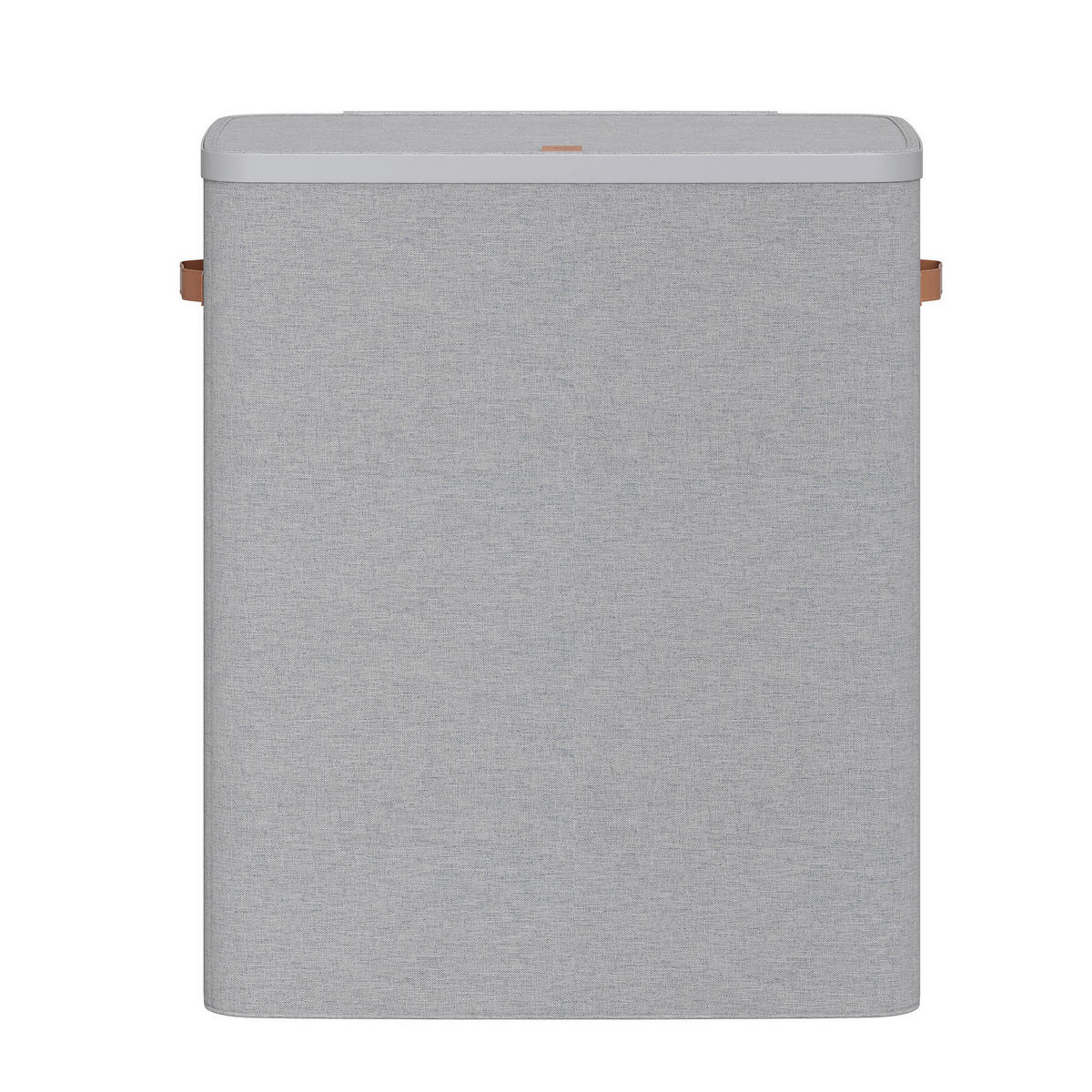 WÄSCHEKORB - Grau, Trend, Holzwerkstoff/Kunststoff (64/75/40cm) - Boxxx