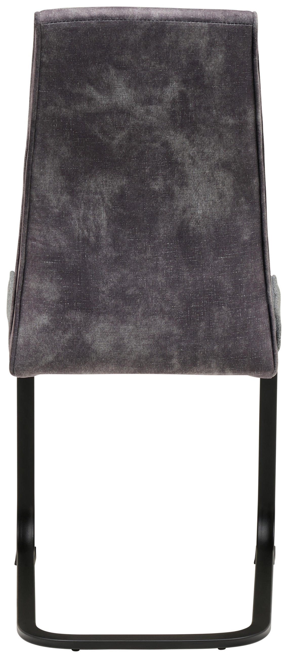 SCHWINGSTUHL  ,  , Mikrofaser, Leinenoptik  ,  - Dunkelgrau/Schwarz, KONVENTIONELL, Holz/Textil (46/94/62cm) - MID.YOU