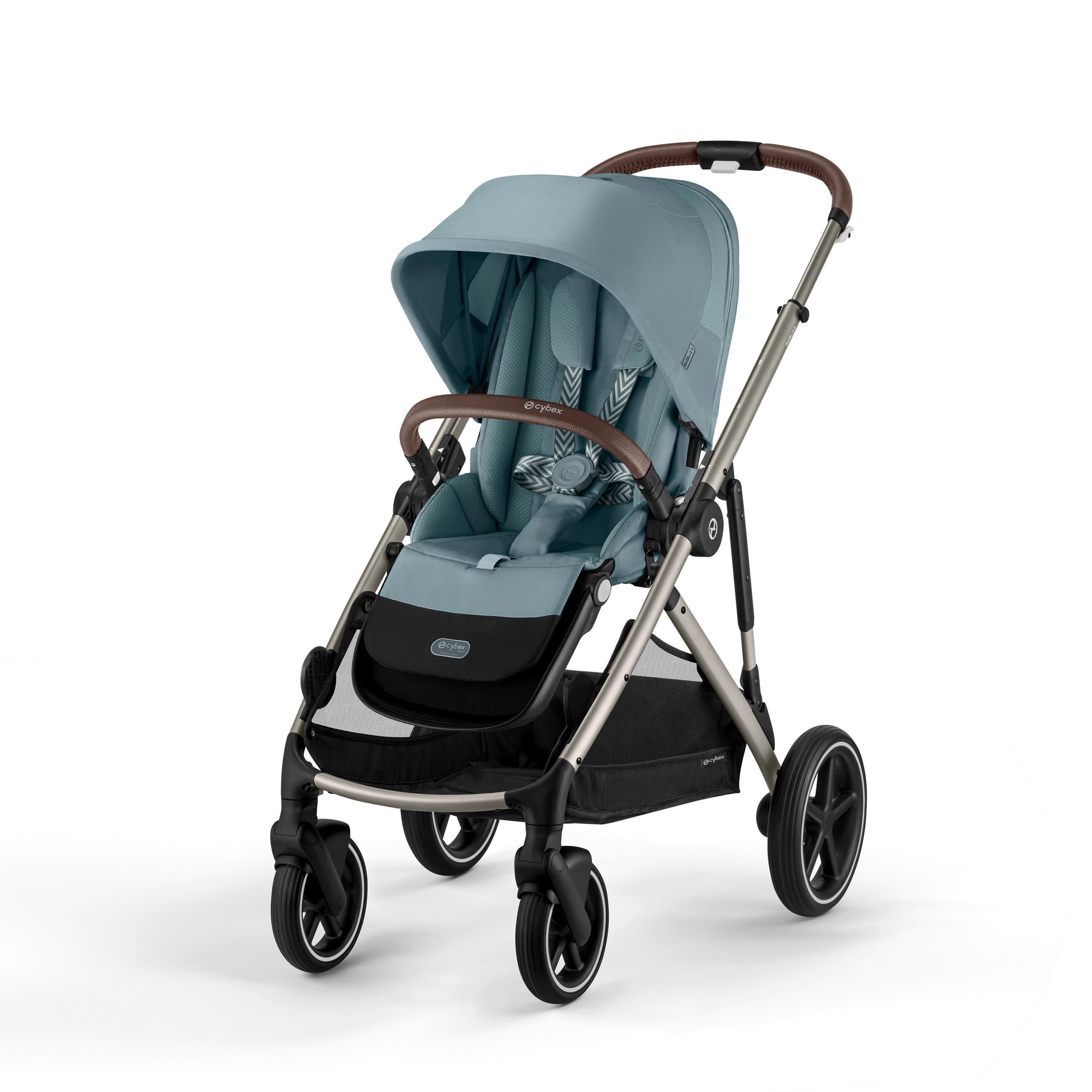 KINDERWAGEN  Gazelle S  Stormy Blue  - Taupe/Pastellblau, Basics, Kunststoff/Textil (106/65/110cm) - Cybex