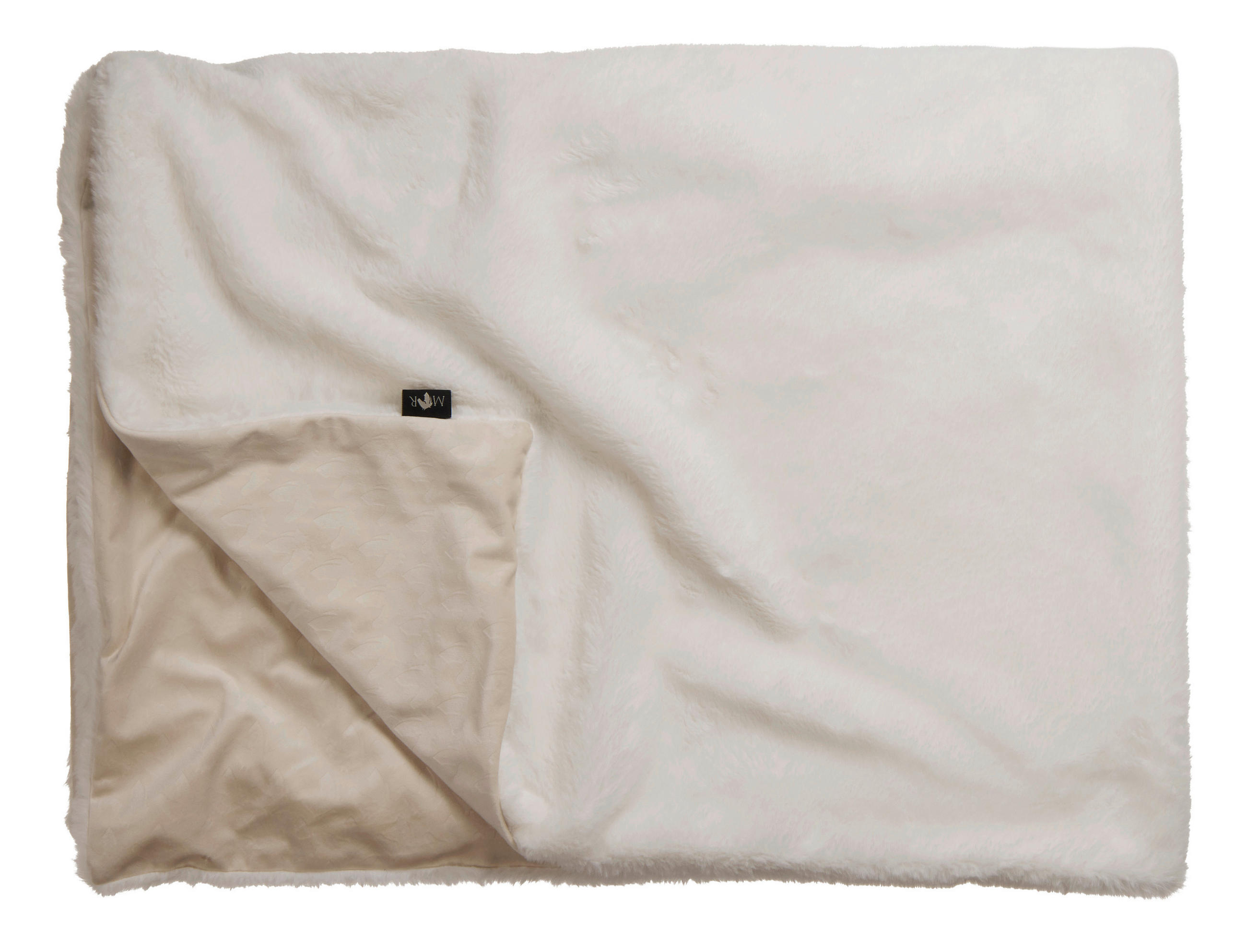 FELLDECKE Marcel.Remus.Design-Felantix offwhite 140/200 cm  - Weiß, Design, Textil (140/200cm)
