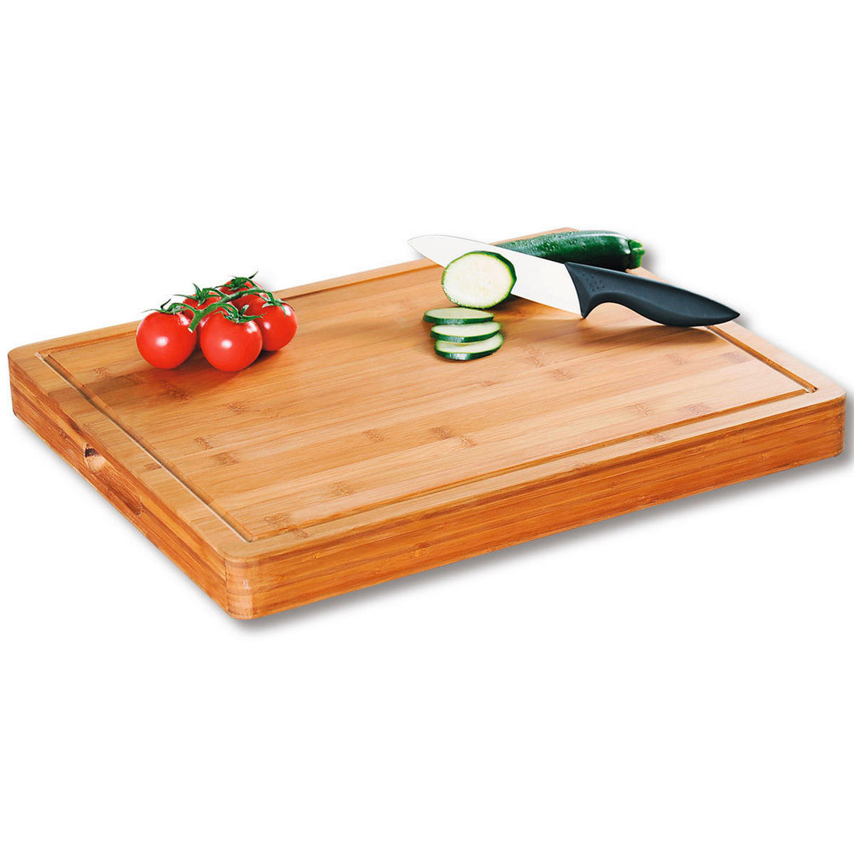 SCHNEIDEBRETT Naturmaterialien  - Hellbraun, Basics, Naturmaterialien (50/40/5cm) - Kesper