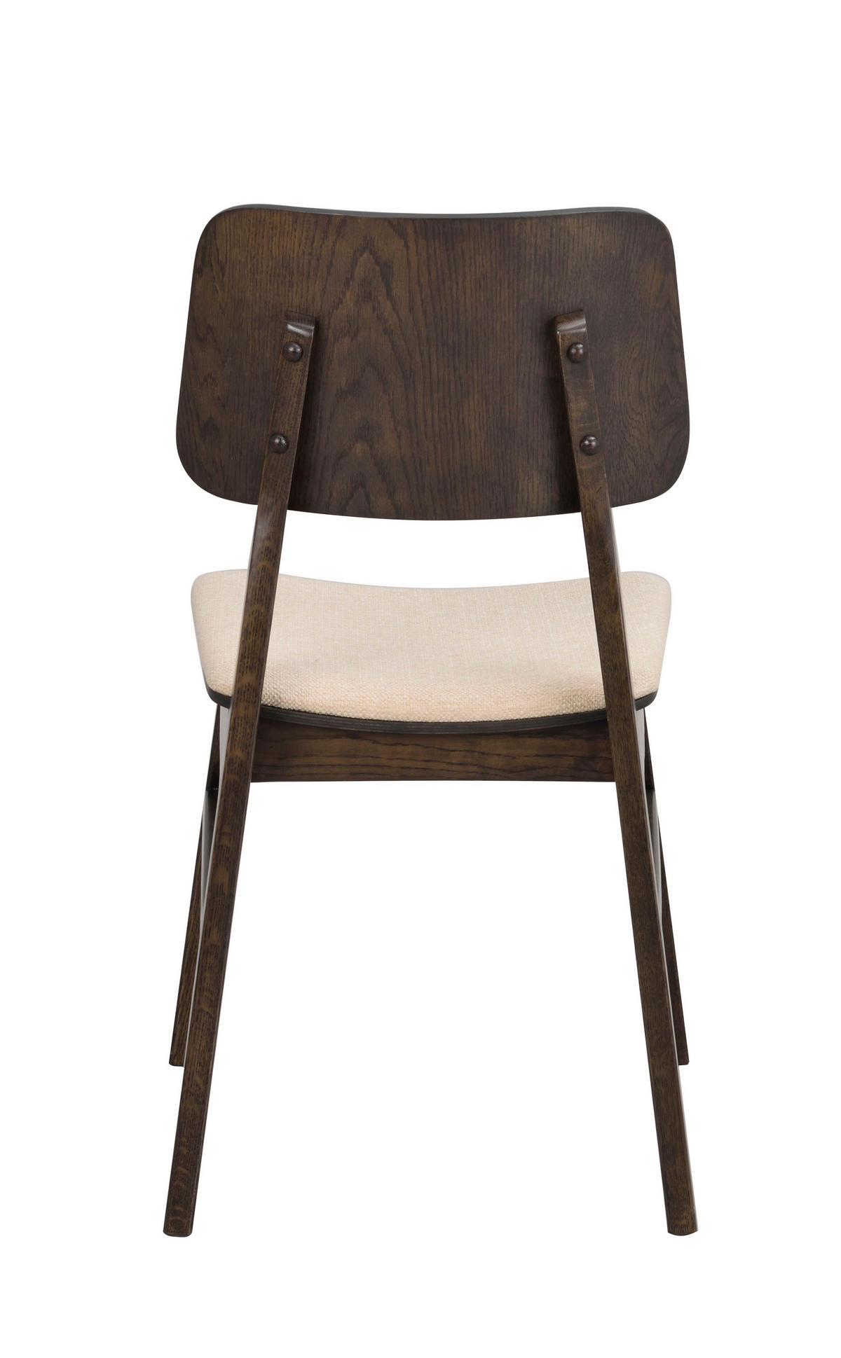 STOL flatväv  - brun, Klassisk, trä/textil (50/85/46cm) - Rowico