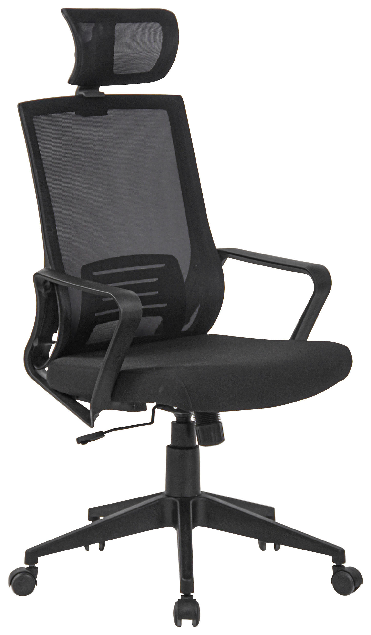 Cantus OTOČNÁ ŽIDLE, síťovina, tkaná látka, černá