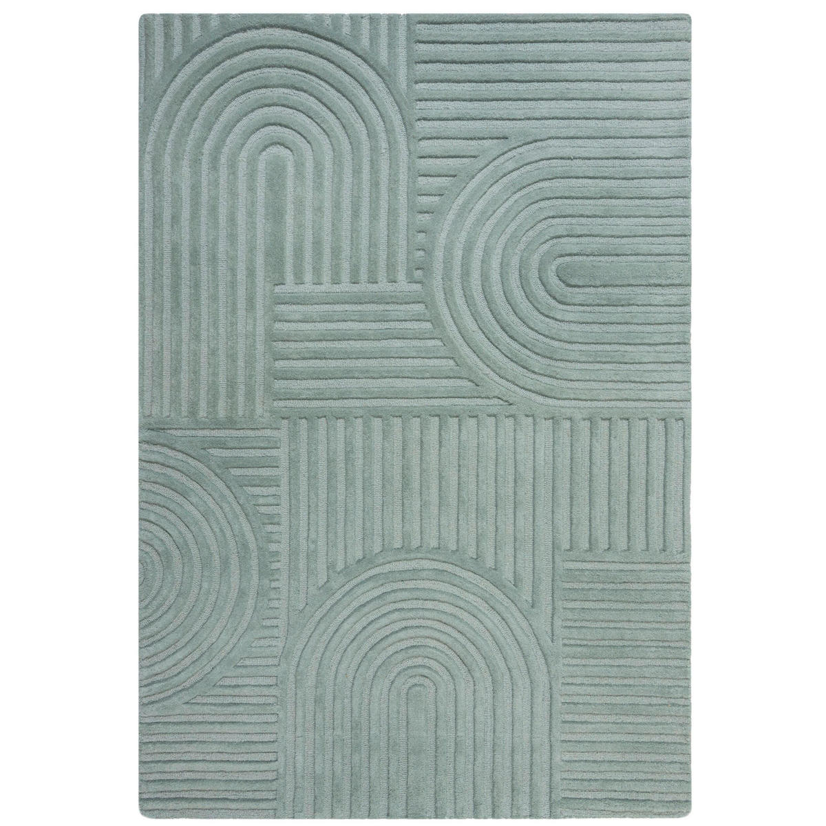 WOLLTEPPICH 230/160 cm Hellblau  - Hellblau, Basics, Textil (230/160cm)