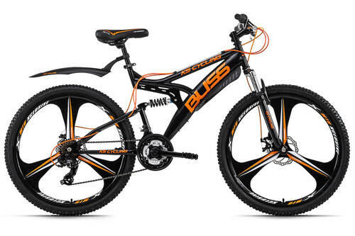 MOUNTAINBIKE 26 Zoll  - Schwarz, Basics, Metall (180/100/70cm) - Atrigo