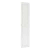 DVEŘE, bílá, 45,4/203/1,8 cm - bílá/barvy hliníku, Konvenční, kompozitní dřevo/plast (45,4/203/1,8cm) - Hom`in