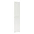LANDHAUSTÜR 45,4/203/1,8 cm Weiß  - Alufarben/Weiß, KONVENTIONELL, Holzwerkstoff/Kunststoff (45,4/203/1,8cm) - Hom`in