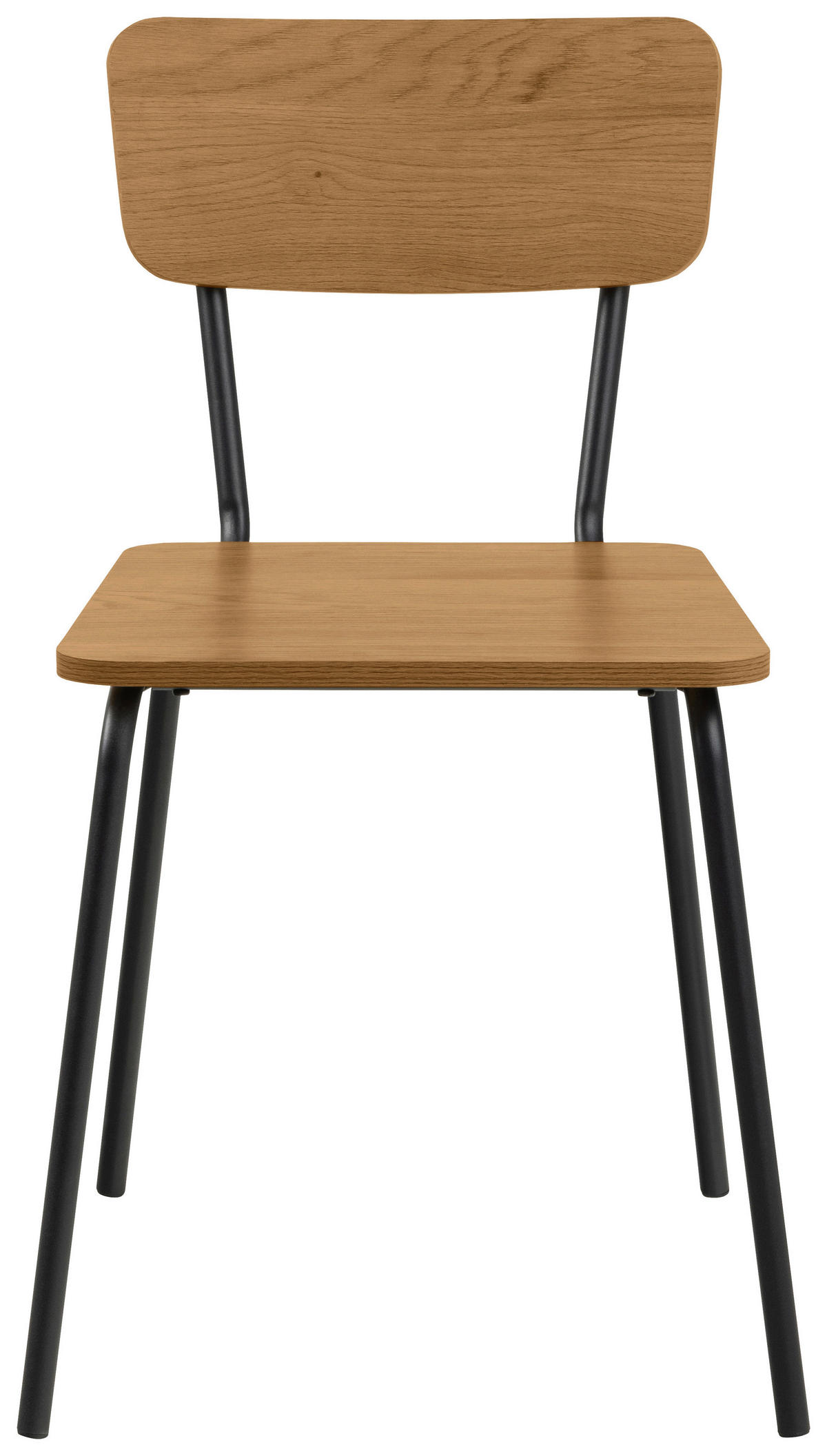 STOLICA  boje hrasta  plastika      - boje hrasta/crna, Trend, metal/plastika (52,5/75/45,6cm) - MID.YOU