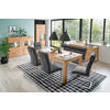 SITZBANK in Metall, Textil Grau, Edelstahlfarben  - Edelstahlfarben/Grau, Design, Textil/Metall (160/98/70cm) - Livetastic