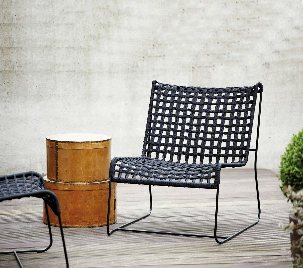 LOUNGESESSEL Schwarz  - Schwarz, MODERN, Textil/Metall (70/85/80cm) - Jan Kurtz