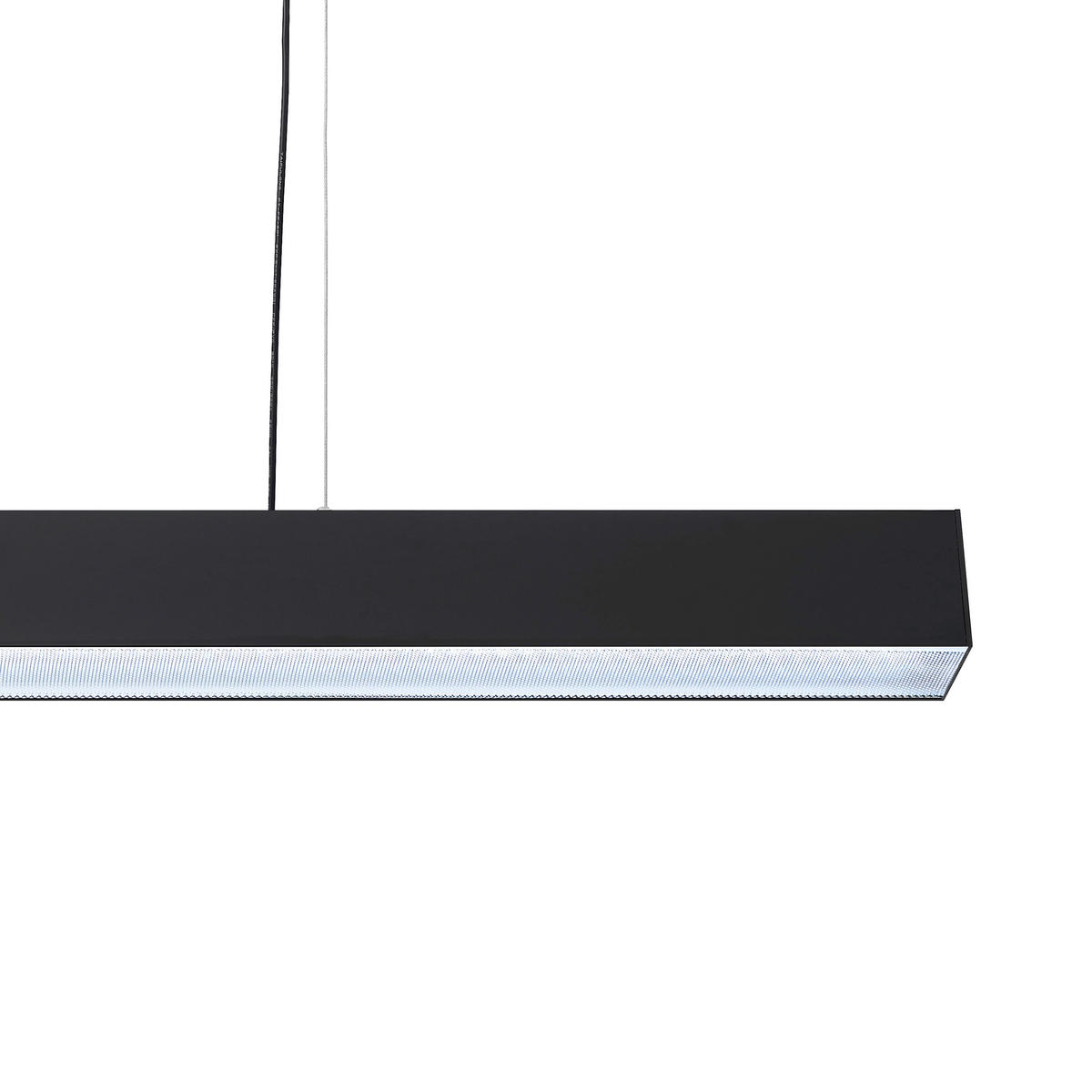LED-HÄNGELEUCHTE Luci  120/80/6 cm  - Schwarz, Design, Metall (120/80/6cm)