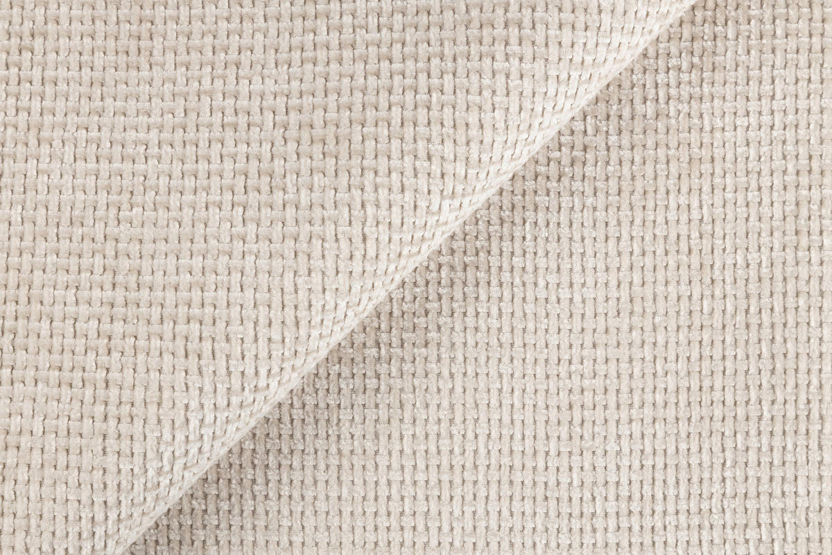 ECKSOFA Struktur Sandfarben  - Sandfarben/Schwarz, Design, Textil/Metall (284/186cm) - Lomoco