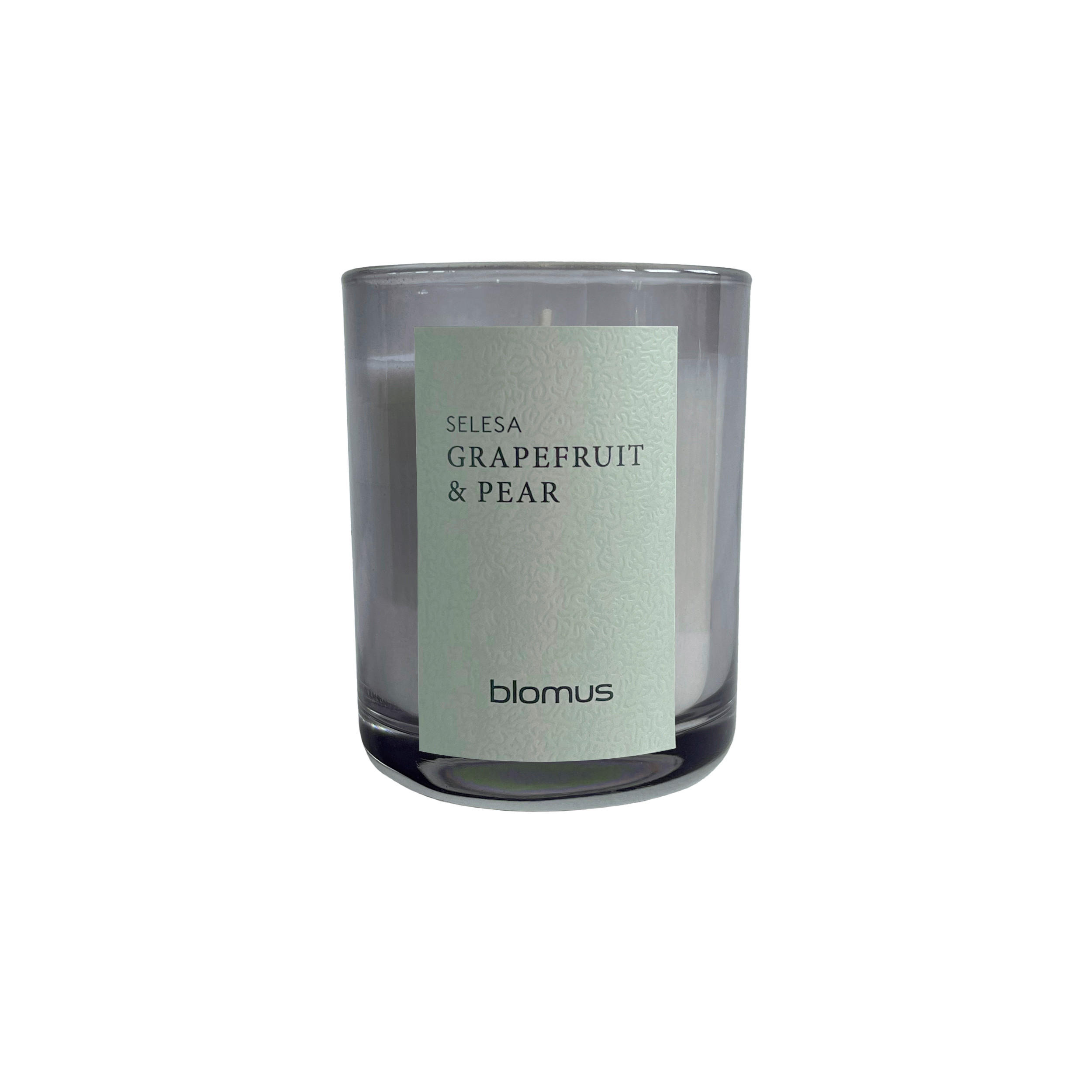DUFTKERZE SELESA  - Grau, Trend, Glas (6/8cm) - Blomus