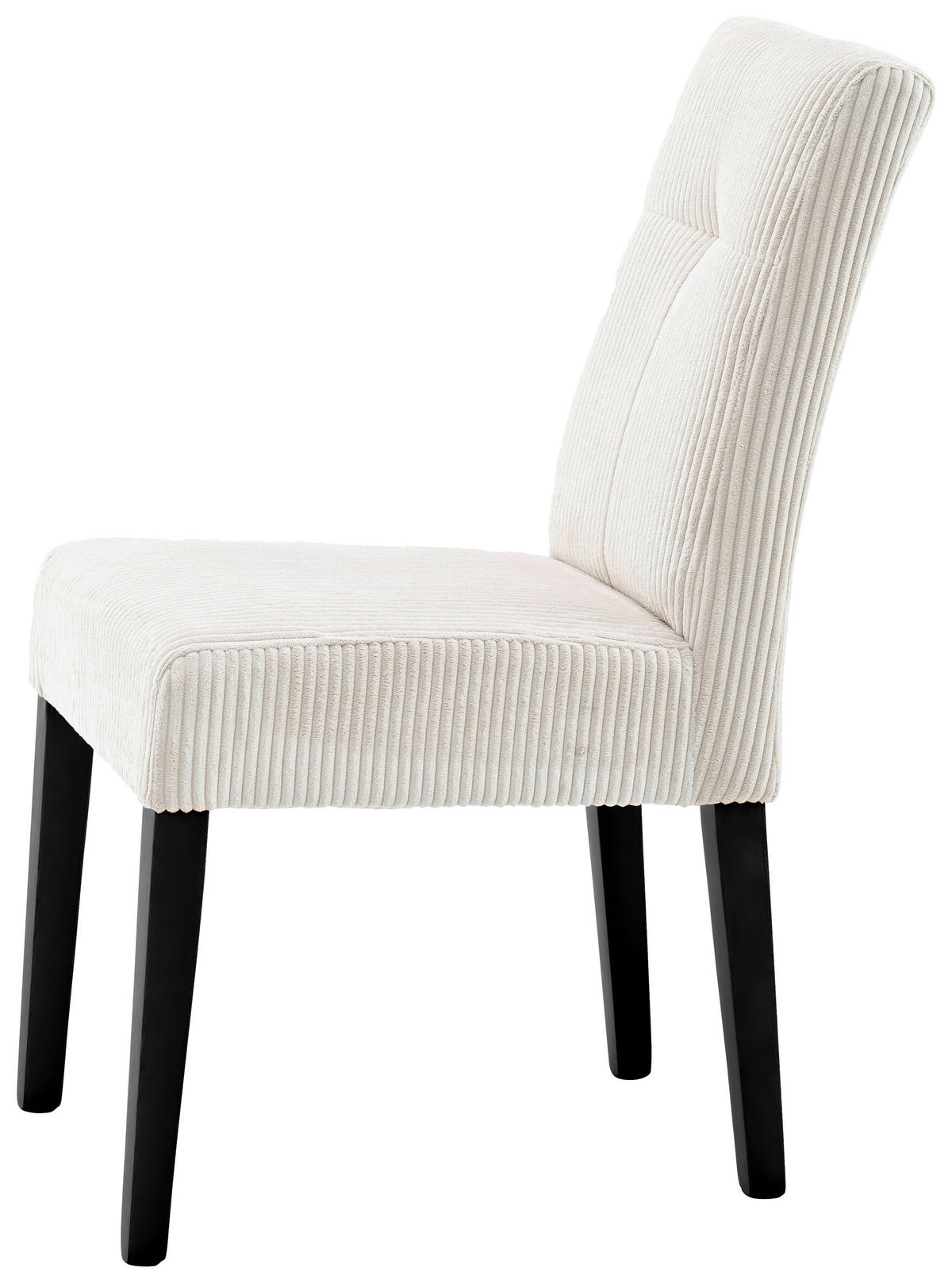 STUHL in Holz, Textil Schwarz, Beige  - Beige/Schwarz, KONVENTIONELL, Holz/Textil (48,5/91/66cm) - home24