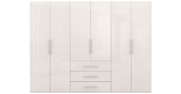 KLEIDERSCHRANK 294/219/59 cm,  in Kaschmir, 6-türig  - Kaschmir/Alufarben, KONVENTIONELL, Holzwerkstoff/Metall (294/219/59cm) - Carryhome