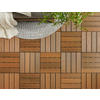 TERRASSENFLIESE Teakfarben 11 Stück  - Teakfarben, Basics, Holzwerkstoff/Kunststoff (30/30/2,4cm) - Ambia Garden
