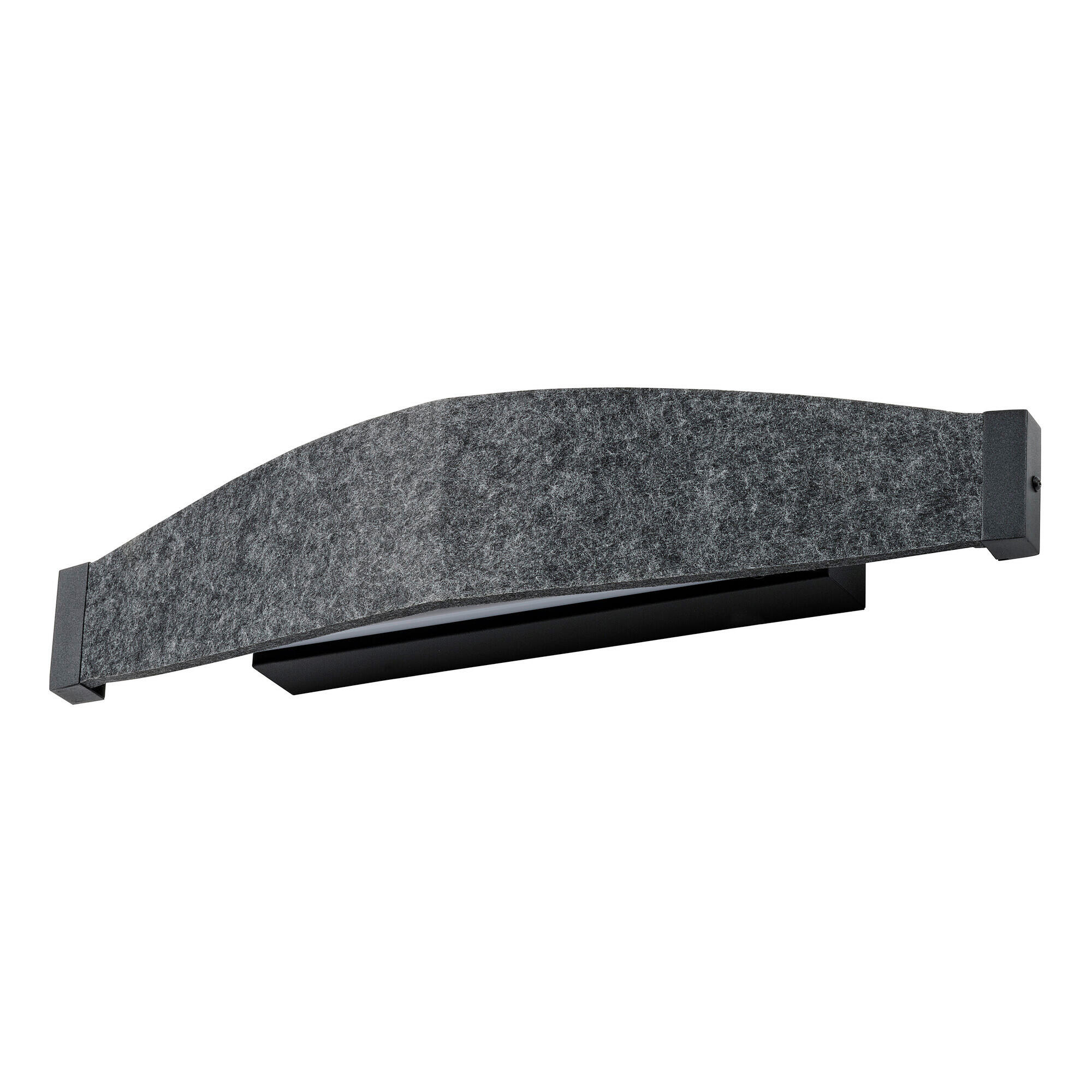 LED-WANDLEUCHTE 50/11,5/10 cm   - Dunkelgrau, Design, Kunststoff/Textil (50/11,5/10cm) - Osram