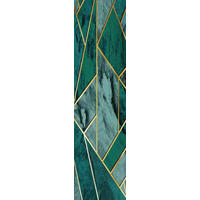 FLÄCHENVORHANG in Grün halbtransparent  - Grün, Natur, Textil (60/245cm)