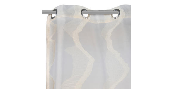 ÖSENSCHAL MELLOW transparent 140/245 cm   - Creme, Design, Textil (140/245cm) - Dieter Knoll