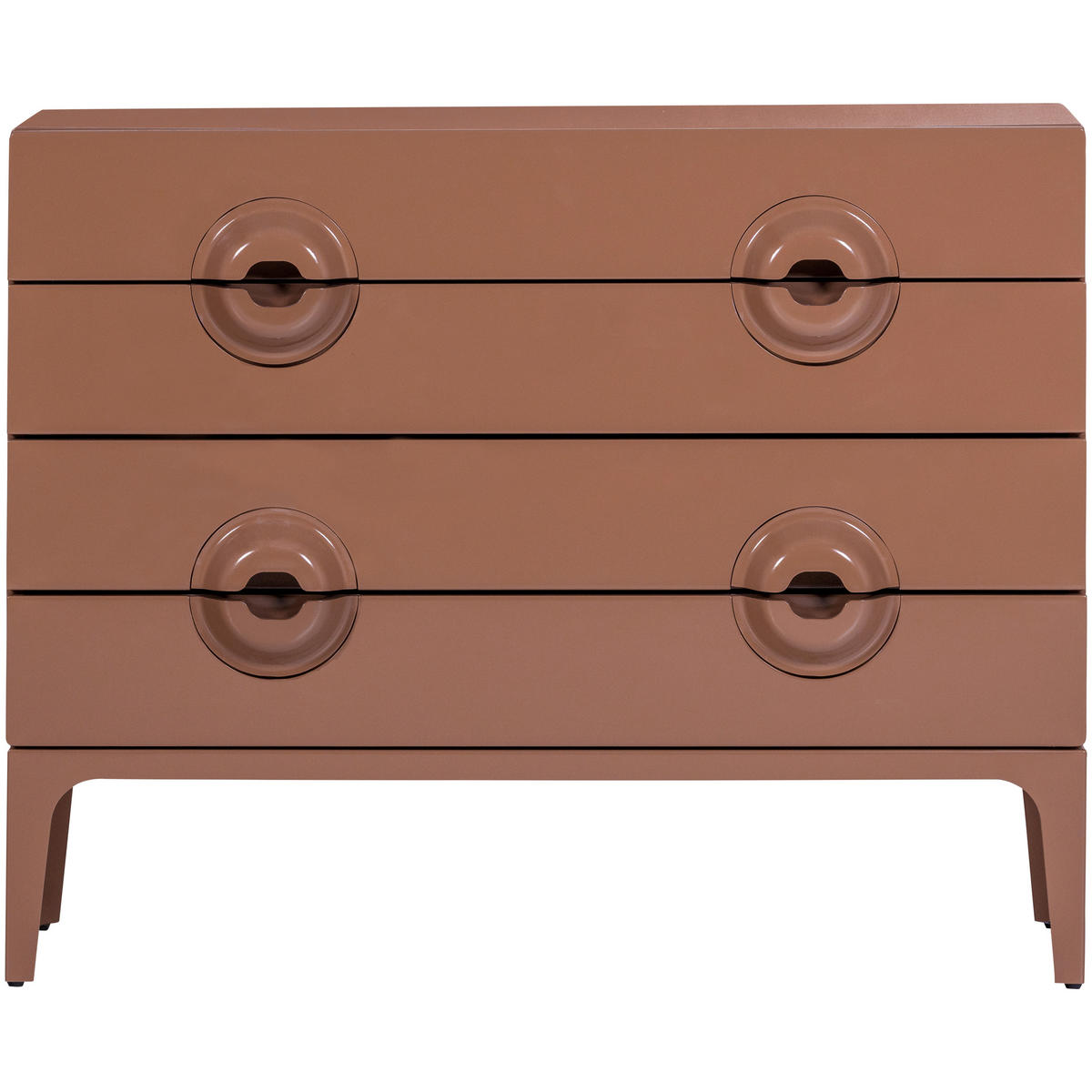 KOMMODE Merge  in 110/89/44 cm  - Altrosa, Design, Holz/Metall (110/89/44cm) - Livetastic