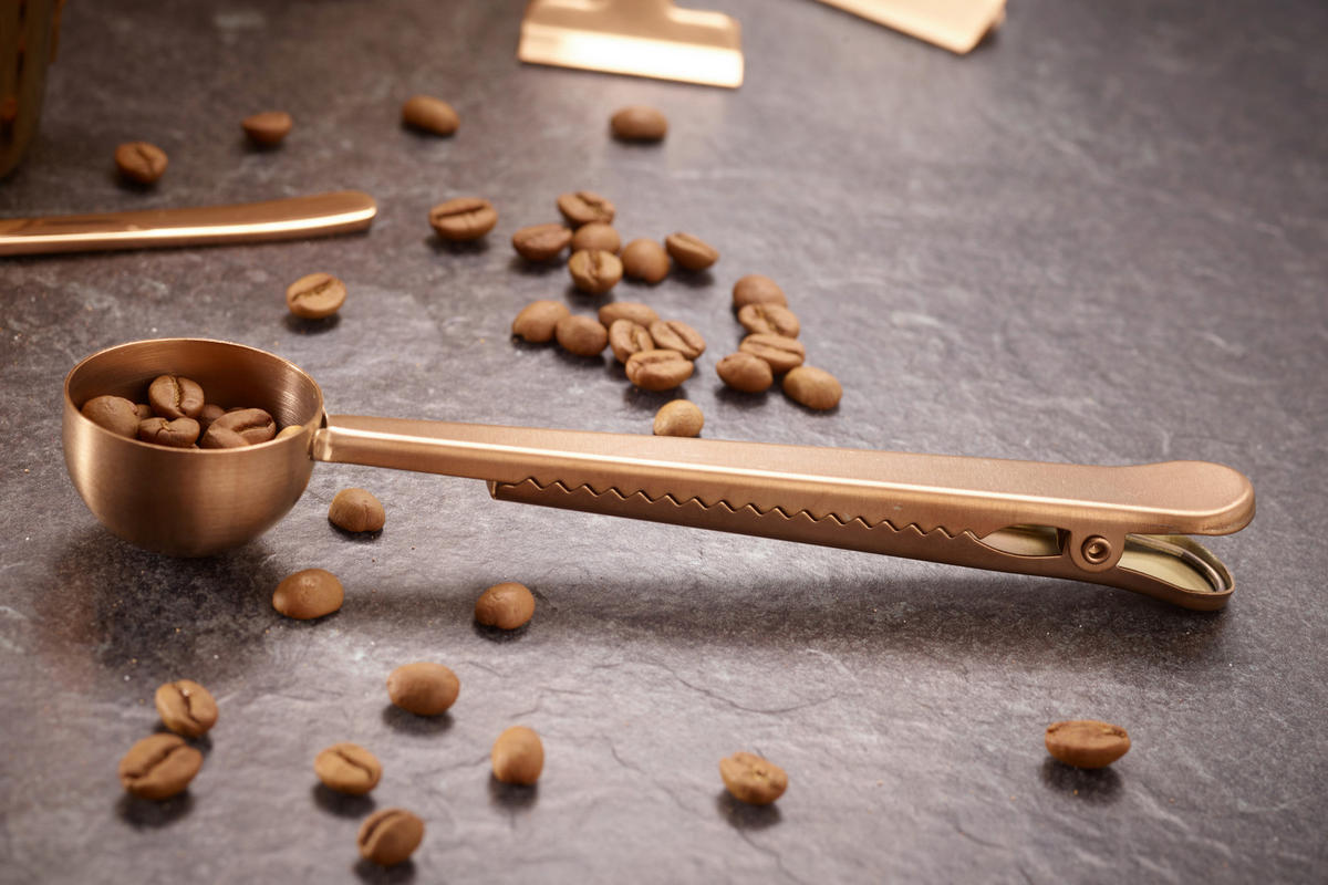 KAFFEESET 23-teilig  - Kupferfarben, Design, Metall (10,5cm) - Echtwerk