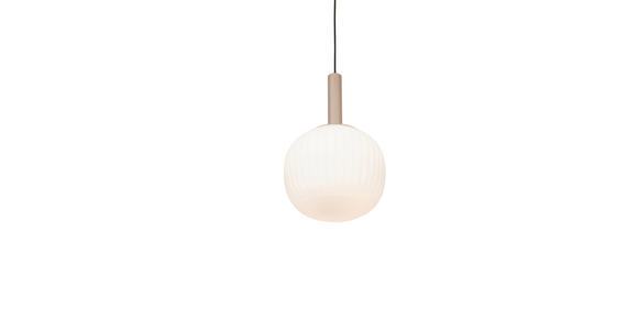 LED-HÄNGELEUCHTE 43/150 cm  - Weiß, Design, Glas/Metall (43/150cm) - Novel
