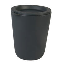 LUNCHBOX - mörkgrå/grå, Basics, plast/naturmaterial (11,2/13,8cm) - Homeware Profession.