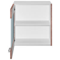 KÜCHENOBERSCHRANK 50/54,8/32 cm  in Weiß, Sonoma Eiche  - Alufarben/Weiß, KONVENTIONELL, Holzwerkstoff/Kunststoff (50/54,8/32cm) - FlexWell
