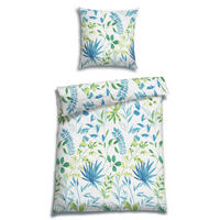 BETTWÄSCHE 2-teilig Seersucker 135/200 cm  - Blau, Design, Textil (135/200cm) - Florella