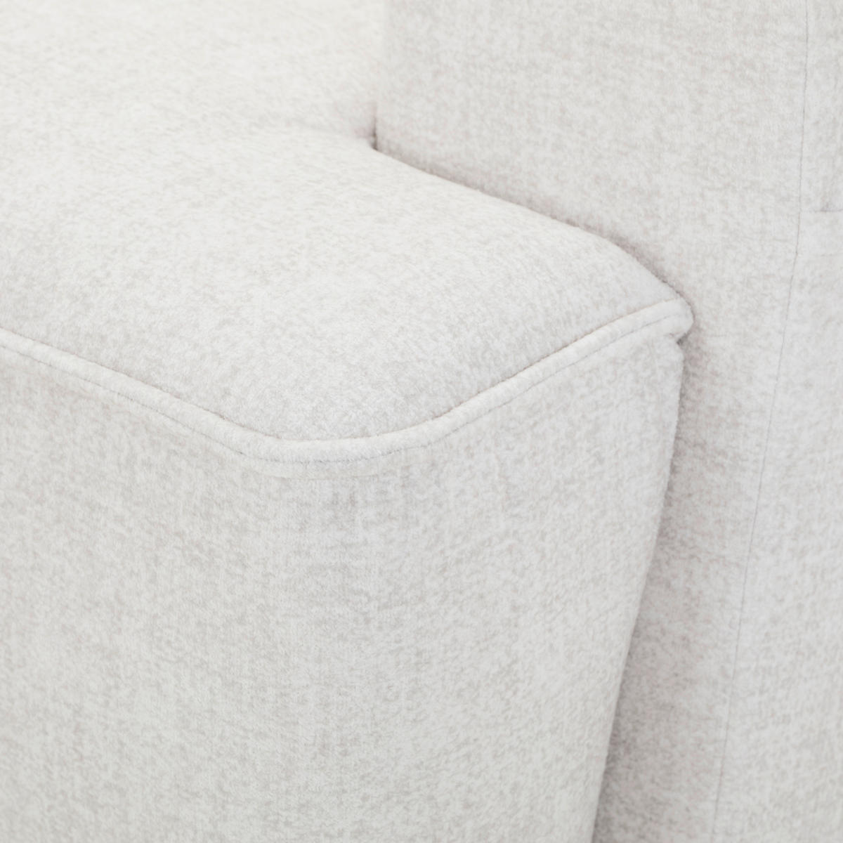 ECKSOFA Naturfarben Mikrofaser  - Schwarz/Naturfarben, KONVENTIONELL, Kunststoff/Textil (169/295cm) - Carryhome